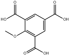 1,3,5-Benzenetricarboxylic acid, 2-methoxy- Struktur