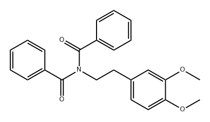 Benzamide, N-benzoyl-N-[2-(3,4-dimethoxyphenyl)ethyl]-