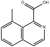 1-Isoquinolinecarboxylic acid, 8-methyl- Struktur