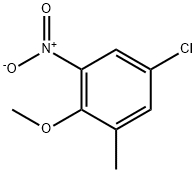 Benzene, 5-chloro-2-methoxy-1-methyl-3-nitro- Struktur