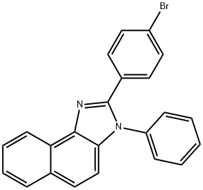 3H-Naphth[1,2-d]imidazole, 2-(4-bromophenyl)-3-phenyl- 結(jié)構(gòu)式