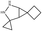 Dispiro[cyclobutane-1,6-[2,3]diazabicyclo[3.1.0]hexane-4,1-cyclopropane] (9CI) Struktur