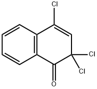 1(2H)-Naphthalenone, 2,2,4-trichloro- Struktur