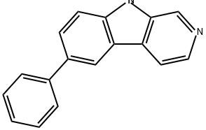 9H-Pyrido[3,4-b]indole, 6-phenyl- Struktur