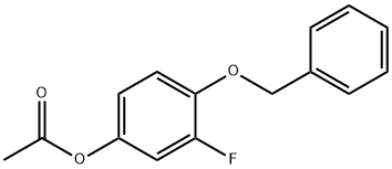 Phenol, 3-fluoro-4-(phenylmethoxy)-, 1-acetate