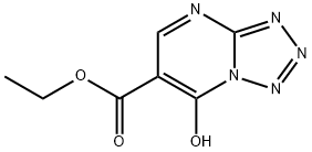 Ethyl 7-hydroxytetrazolo[1,5-a]pyrimidine-6-carboxylate Struktur