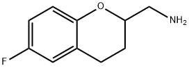 2H-1-Benzopyran-2-methanamine, 6-fluoro-3,4-dihydro- Struktur