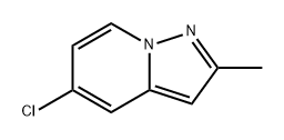 Pyrazolo[1,5-a]pyridine, 5-chloro-2-methyl- Struktur