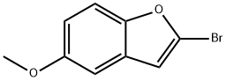 2-bromo-5-methoxy-1-benzofuran Struktur