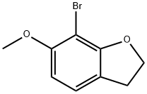 7-溴-6-甲氧基-2,3-二氫苯并呋喃, 1780037-71-9, 結(jié)構(gòu)式