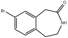 8-bromo-1,3,4,5-tetrahydro-2H-benzo[d]azepin-2-one Struktur