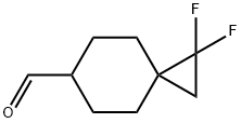 Spiro[2.5]octane-6-carboxaldehyde, 1,1-difluoro- Struktur