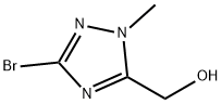 1H-1,2,4-Triazole-5-methanol, 3-bromo-1-methyl- Struktur