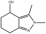 2H-Indazol-4-ol, 4,5,6,7-tetrahydro-2,3-dimethyl- Struktur