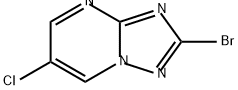 2-bromo-6-chloro-[1,2,4]triazolo[1,5-a]pyrimidine Struktur