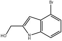 (4-bromo-1H-indol-2-yl)methanol Struktur