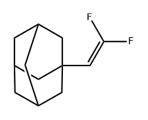 Tricyclo[3.3.1.13,7]decane, 1-(2,2-difluoroethenyl)- Struktur