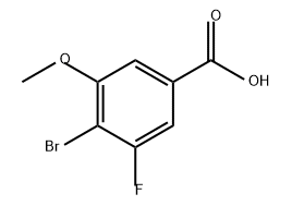 Benzoic acid, 4-bromo-3-fluoro-5-methoxy- Struktur