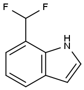 7-(Difluoromethyl)indole Struktur