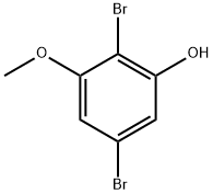 Phenol, 2,5-dibromo-3-methoxy- Struktur