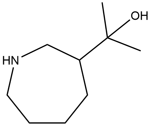 1H-Azepine-3-methanol, hexahydro-α,α-dimethyl- Struktur