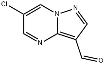 6-chloropyrazolo[1,5-a]pyrimidine-3-carbaldehyde Struktur