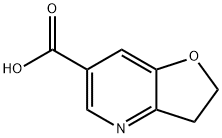 2H,3H-Furo[3,2-b]pyridine-6-carboxylic acid Struktur