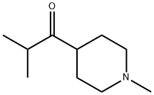 1-Propanone, 2-methyl-1-(1-methyl-4-piperidinyl)- Struktur