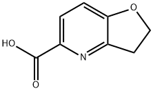 Furo[3,2-b]pyridine-5-carboxylic acid, 2,3-dihydro- Struktur