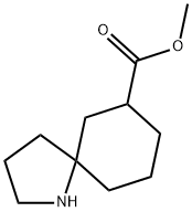 1-Azaspiro[4.5]decane-7-carboxylic acid, methyl ester Struktur