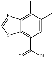 4,5-dimethyl-1,3-benzothiazole-7-carboxylic acid Struktur