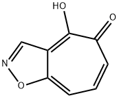 5H-Cyclohept[d]isoxazol-5-one,4-hydroxy-(9CI) Struktur