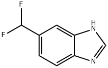 1H-Benzimidazole, 6-(difluoromethyl)- Struktur