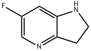 1H-Pyrrolo[3,2-b]pyridine, 6-fluoro-2,3-dihydro- Struktur