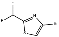 4-bromo-2-(difluoromethyl)-1,3-thiazole Struktur