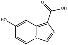 7-hydroxyimidazo[1,5-a]pyridine-1-carboxylic acid Struktur