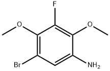 5-Bromo-3-fluoro-2,4-dimethoxyaniline Struktur