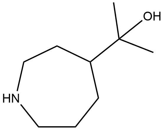 Hexahydro-α,α-dimethyl-1H-azepine-4-methanol Struktur