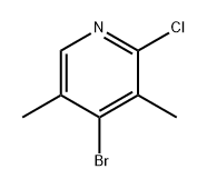 Pyridine, 4-bromo-2-chloro-3,5-dimethyl- Struktur