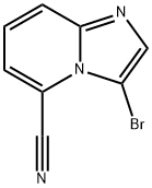 Imidazo[1,2-a]pyridine-5-carbonitrile, 3-bromo-|