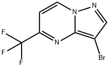 3-Bromo-5-(trifluoromethyl)pyrazolo[1,5-a]pyrimidine Struktur