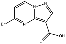 Pyrazolo[1,5-a]pyrimidine-3-carboxylic acid, 5-bromo- Struktur