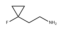 Cyclopropaneethanamine, 1-fluoro- Struktur