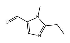 1H-Imidazole-5-carboxaldehyde, 2-ethyl-1-methyl- Struktur