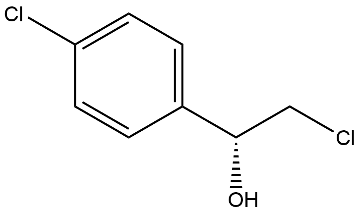 (1R)-2-chloro-1-(4-chlorophenyl)ethan-1-ol Struktur