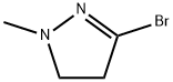 1H-Pyrazole, 3-bromo-4,5-dihydro-1-methyl- Struktur