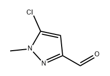 1H-Pyrazole-3-carboxaldehyde, 5-chloro-1-methyl- Struktur