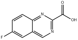 6-fluoroquinazoline-2-carboxylic acid Struktur