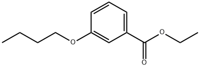 Benzoic acid, 3-butoxy-, ethyl ester Struktur