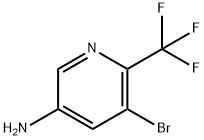 3-Pyridinamine, 5-bromo-6-(trifluoromethyl)- Struktur